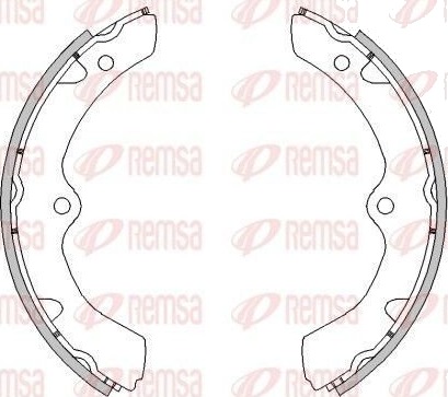 Bremsesko sett REMSA 4455.00
