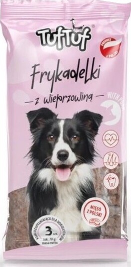 Tuff Stuff Bult Tuf Tuf Snacks Til Hund Med Svinekjøtt 3 Stk Tuff Stuff Bult Tuf Tuf Snacks Til Hund Med Svinekjøtt 3 Stk