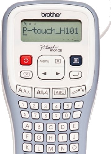 Brother P Touch H101gb Merkemaskin Egnet For Skrivetape: Tze 3,5 Mm 6 Mm 9 Mm 12 Mm Pth101gbzg1