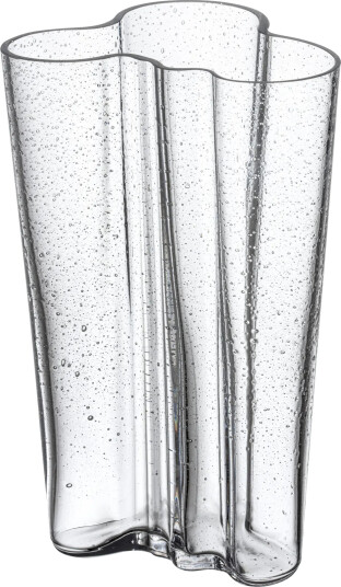 Iittala Alvar Aalto vase 200 mm Bobleglass klar jubileumsutgave Iittala Alvar Aalto vase 200 mm Bobleglass klar jubileumsutgave