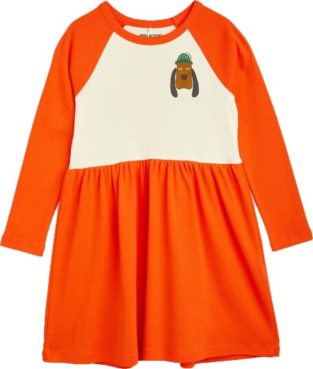 Mini Rodini Kjole Blodhund Rød Mini Rodini 80/86 Kjole Hvit 80 86