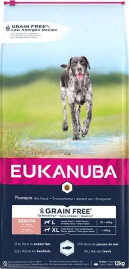 Eukanuba Euk Senior Large Grainfree Ocean Fish 12Kg