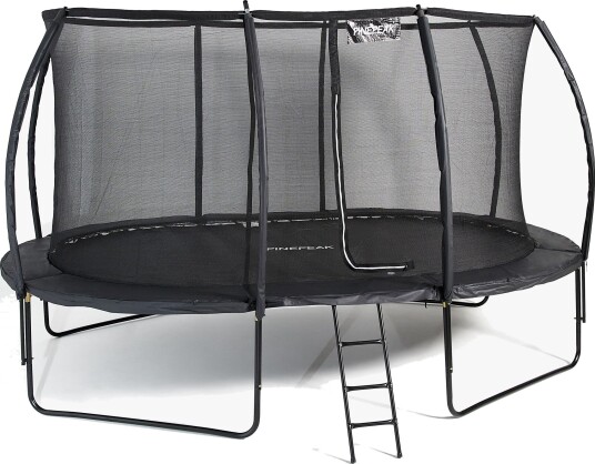 Pinepeak Trampoline Inkl Sikkerhetsnett 457x305 cm Svart Pinepeak Trampoline Inkl Sikkerhetsnett 457x305 cm Svart