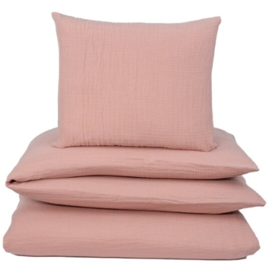 NG Baby Påslakan Vagga Muslin Rose