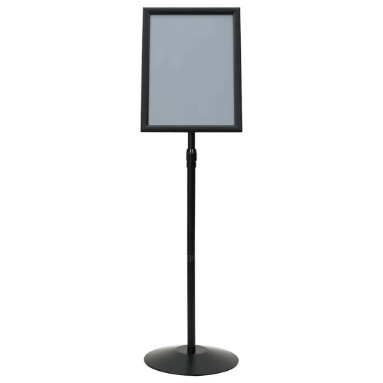 Pedestal plakatstativ sølv a3 PVC og stål Pedestal plakatstativ sølv a3 PVC og stål