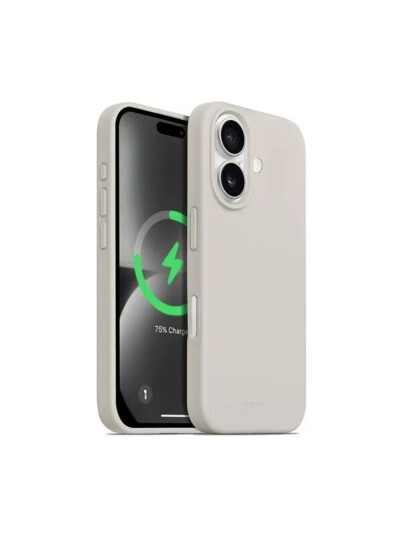 CRONG Color Cover Magnetic   iPhone 16 MagSafe Case Stone Beige