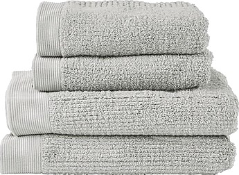 Zone denmark håndkle classic 4stk soft grey