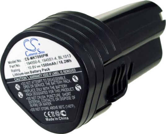 BL1013 Batteri til Makita DF030D, DF330D etc. 1500mAh, 10,8V