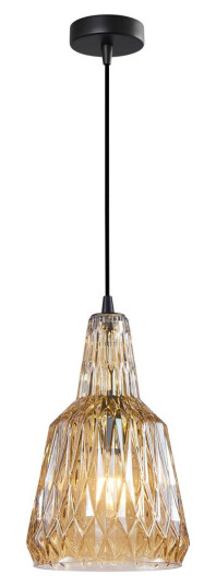 Lindby Belarion hengelampe  rav  1lk  glass