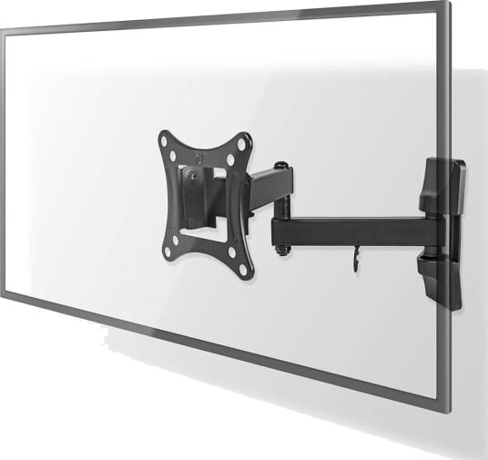 Nedis Full Motion Veggfeste for TV 13-27" - Maks 15 kg - Justerbar Svart Nedis Full Motion Veggfeste for TV 13-27" - Maks 15 kg - Justerbar Svart