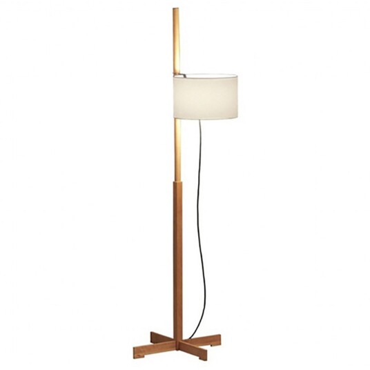 Santa & Cole TMM Gulvlampe Oak/Beige   Stue 166 Beige