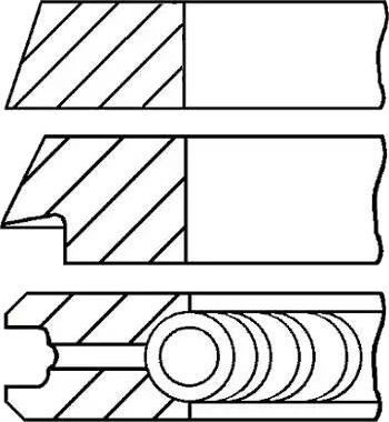 Stempelringsett GOETZE ENGINE 08 115900 00