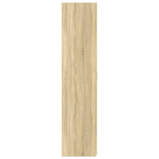  Highboard sonoma eik 80x42,5x185 cm konstruert tre