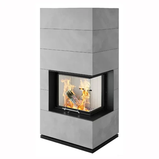 Spartherm SIM Varia 2R 55h (høyre 1/3) Elementpeis Naturbetong