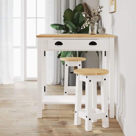  Barkrakker 2 stk hvit heltre furu 8721012852822