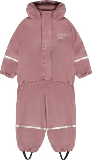 Little B Pu Set Solid W. Fleece   Pink   110