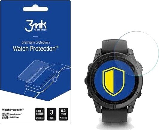 3mk Hybrid Glass Watch Protection FlexibleGlass for Garmin Fenix E 47mm