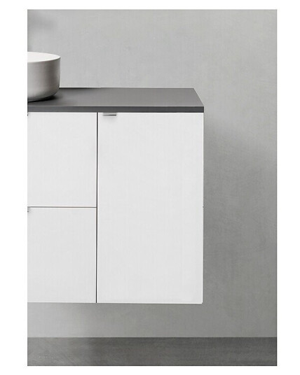 Hafa Shape 300 Sidemodul m/1 dør 30x45,3x53,5 cm Push Hvit Høyglans