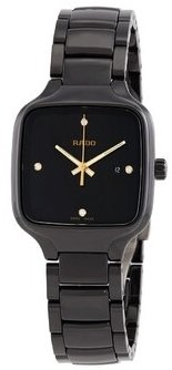Rado Dameklokke R27080722 True Sort/Keramik Rado Dameklokke R27080722 True Sort/Keramik