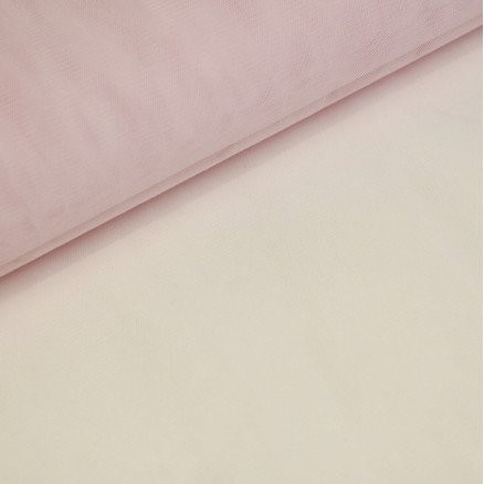 Tyllstoff 150 cm 03 Lys rosa - 50 cm