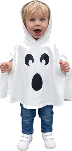 Halloween Spøkelseskostyme til Baby med Hettekappe