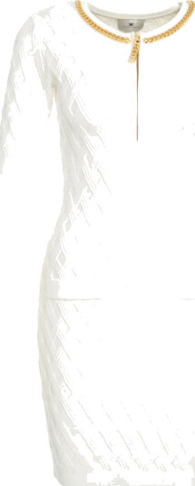 Elisabetta Franchi Dame Kjoler Hvit M,