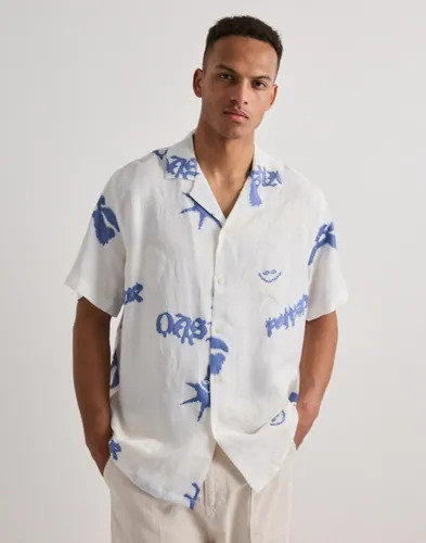OAS Romantique Rocco Shirt Kortermede skjorter Blå OAS Romantique Rocco Shirt Kortermede skjorter Blå