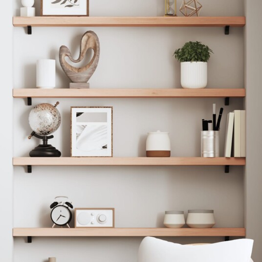 vidaXL Vegghylle 100x10x4 cm ubehandlet heltre eik vidaXL Vegghylle 100x10x4 cm ubehandlet heltre eik