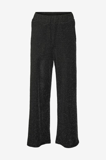 Vero Moda Girl Bukser vmKanva NW Wide Pant Jrs Girl Svart