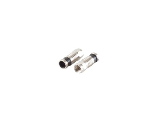 Shiverpeaks Koaksialplugg F-Type Han 7.2mm Rustfritt Stål