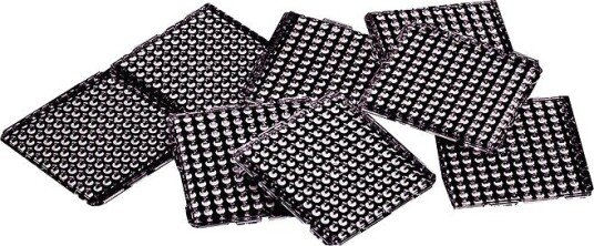 Beady Perleplate 6x6 cm 8 stk