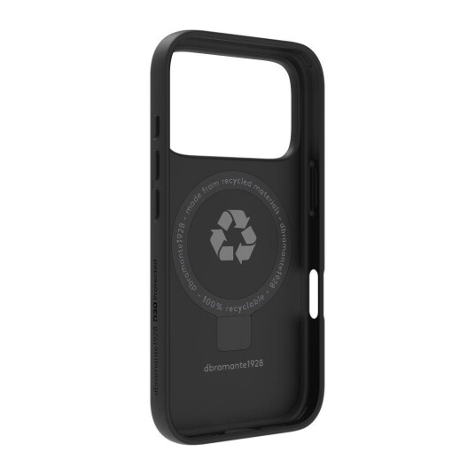 Dbramante1928 Iceland Ultra Baksidedeksel til iPhone 17 Pro - Svart, Vanntett, MagSafe