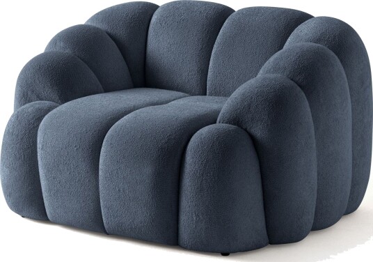 1 Seat Sofa Atelier Del Sofa Marineblå