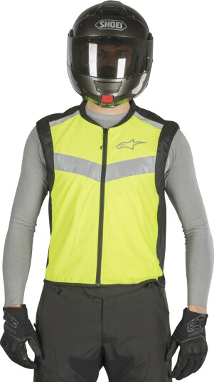 Refleksvest Alpinestars Flare Neon Svart/Fluo gulXL