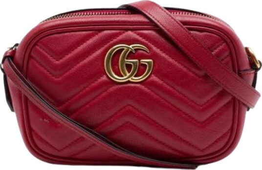 Gucci Vintage Dame Pre owned Rød ONE SIZE, Gucci Vintage Dame Pre owned Rød ONE SIZE,