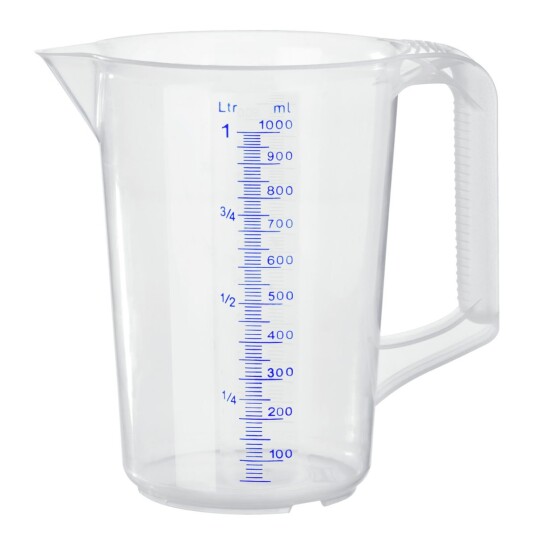 VEGA Målebeger Canny 1l 17x12x16.5 cm (LxBxH) Transparent