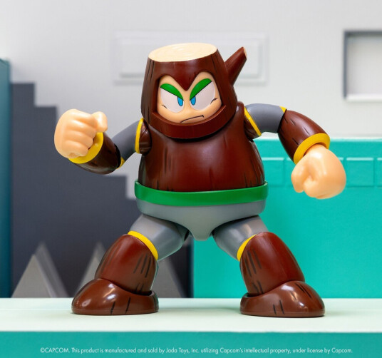 Mega Man Deluxe Wood Man 1:12 Fig