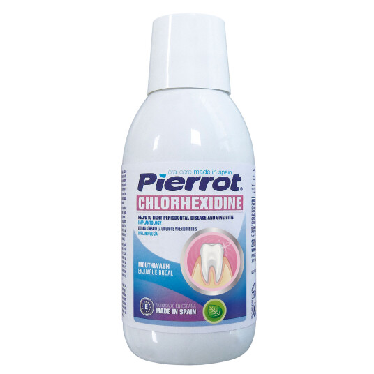 Pierrot Klorheksidin Klorheksidin Munnvann med fluor 250 ml Pierrot Klorheksidin Klorheksidin Munnvann med fluor 250 ml