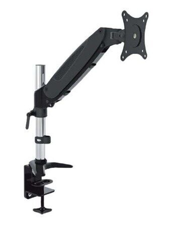 Techly TUBULAR Gassfjær Skjermfeste 15"-27" VESA 100x100 med Arm