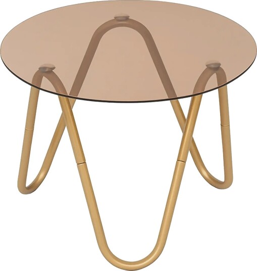 Leitmotiv Side Tabel Ventana Round Brown Ø 50 CM Leitmotiv Side Tabel Ventana Round Brown Ø 50 CM