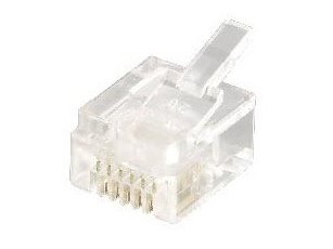 Equip 121131 Rj-12 (6P6c) Gjennomsiktig 0,6 G 9,65 Mm 12,3 Mm 7,2 Mm
