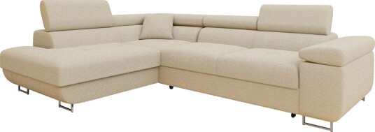 Gabina Sofa med Sjeselong 3 seter Beige Gabina Sofa med Sjeselong 3 seter Beige