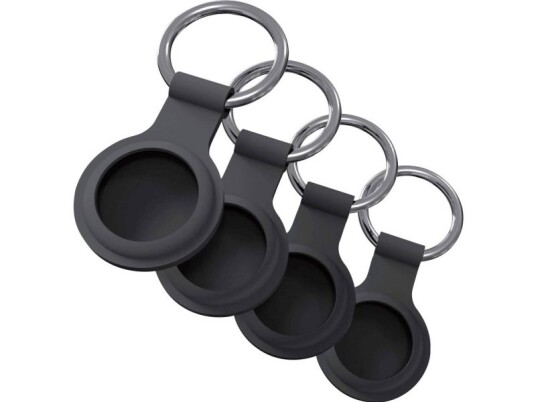 Jt Berlin Nøkkelring| Apple Airtag| Svart| Sett Med 4| 10928 (10928)
