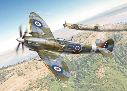 Italeri Spitfire Mk. IX 1/48 Modellbyggesett