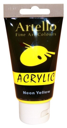 Artello Akrylmaling 75 Ml Neon Gul