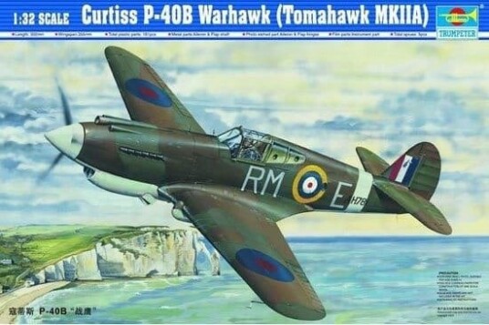 Trumpeter 1/32 Curtiss P-40B Warhawk (Tomahawk MKIIA)