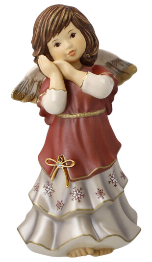 Goebel Winter Berry årsengel 2021 Peaceful Christmas Time 16 cm