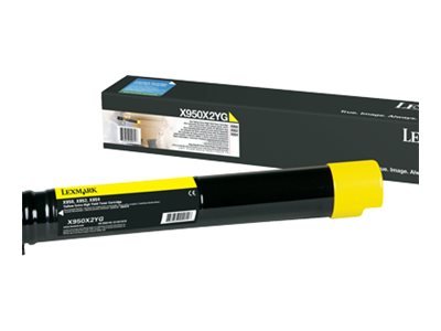 Lexmark - Høy Ytelse - Gul - Original - Tonerpatron - For Lexmark Xs950de Xs955de Xs955dhe