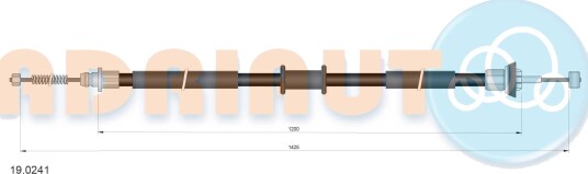 Tautrekk, håndbremse ADRIAUTO 19.0241