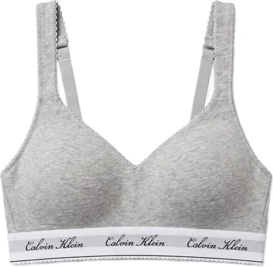 Calvin Klein Lift Bralette GREY HEATHER L Calvin Klein Lift Bralette GREY HEATHER L